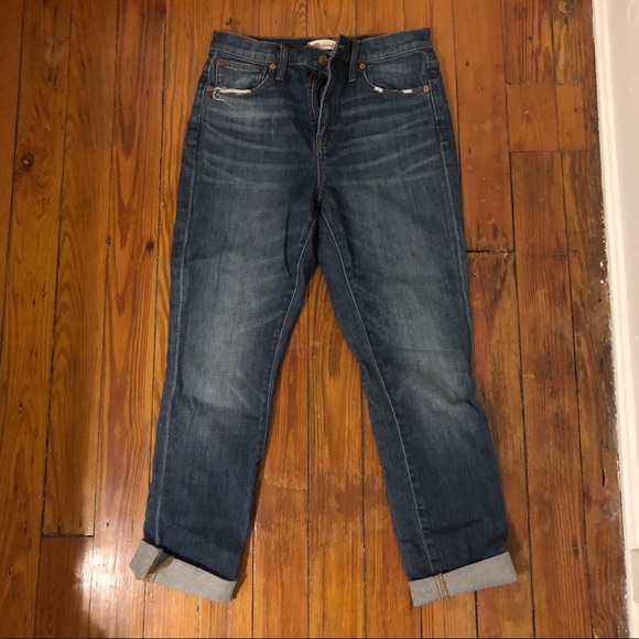 Madewell the high rise slim boyfriend - Picture 2 of 4